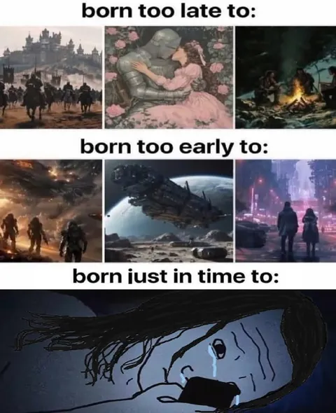 Born Just in Time Wojak