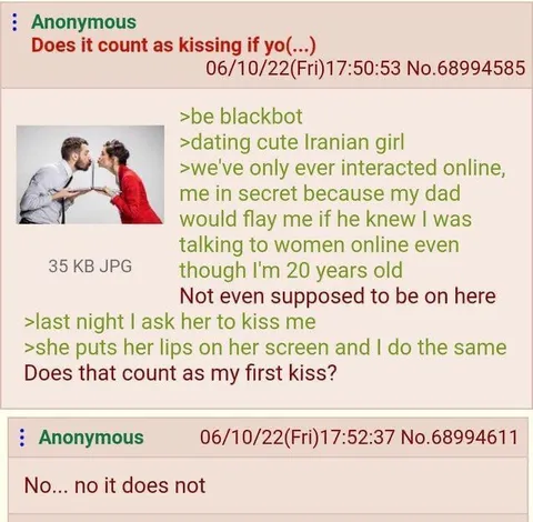 Online Kiss Doesn't Count
