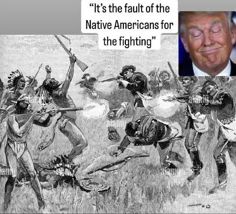 Trump Blames Native Americans