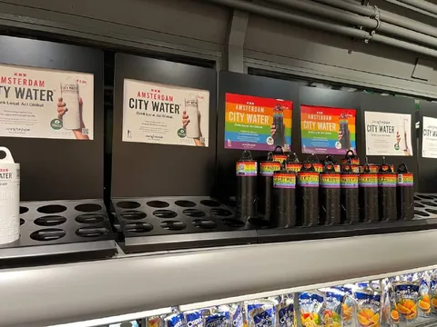 Amsterdam City Water Display
