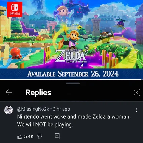 Nintendo Made Zelda a Woman