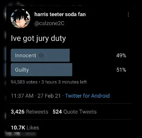 I've Got Jury Duty Poll