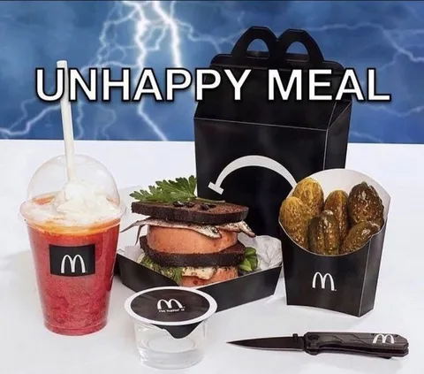 Unhappy Meal With a Knife