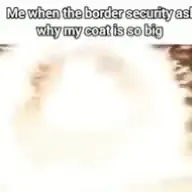 Border Security Finds My Big Coat
