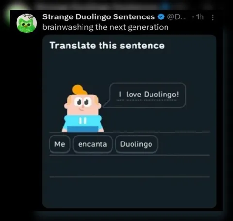 Me encanta Duolingo
