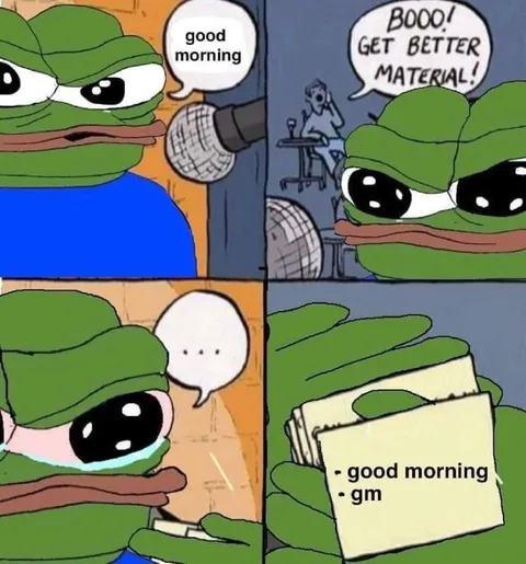 Pepe's Good Morning Rejection