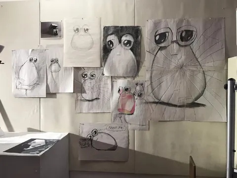 Feed Me Drawing Wall