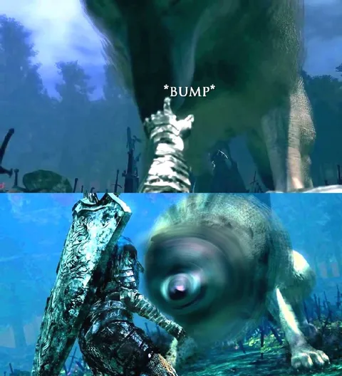 Knight Gets Bumped by Giant