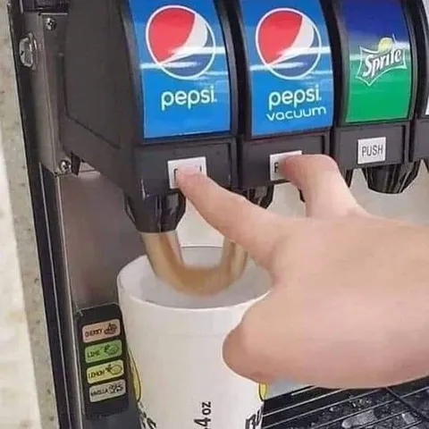 Pepsi Vacuum Dispenser