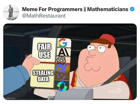 Fair Use Stealing Data