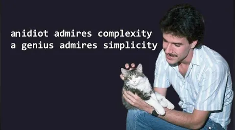 Genius Admires Simplicity