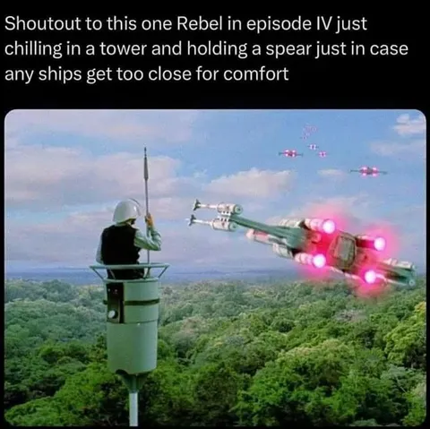 Rebel Guard Watches for Ships