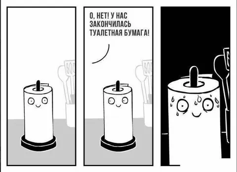 Закончилась туалетная бумага