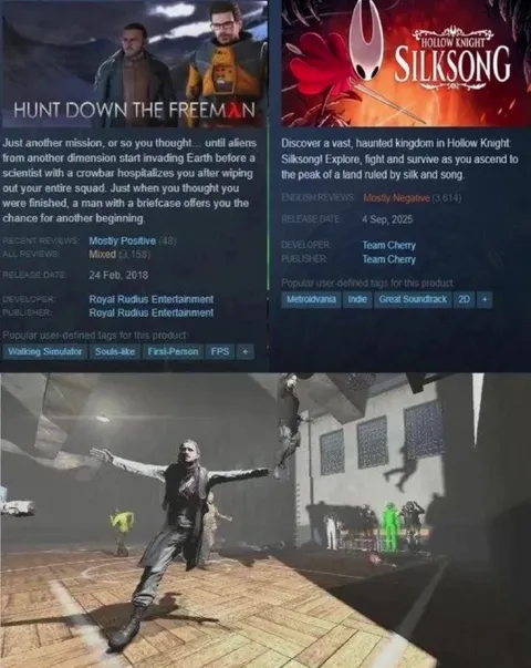 Hunt Down the Freeman vs Silksong