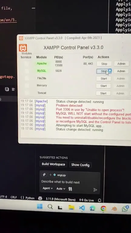 MySQL Refuses to Start
