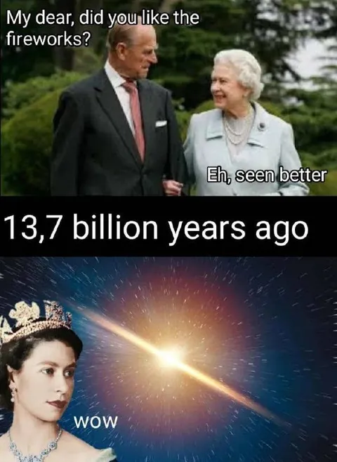 Queen Sees the Big Bang