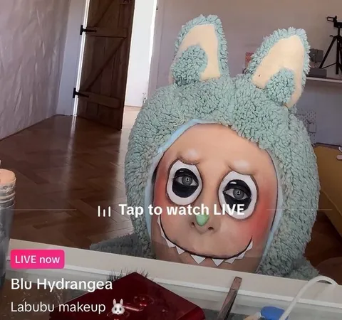 Labubu Makeup Livestream