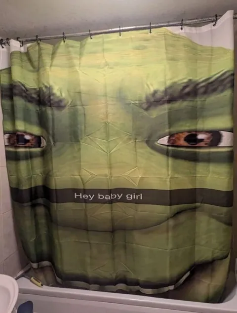 Hulk Shower Curtain Greeting