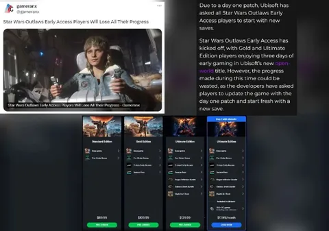 Star Wars Outlaws Progress Wipe