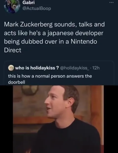Mark Zuckerberg Answers the Doorbell