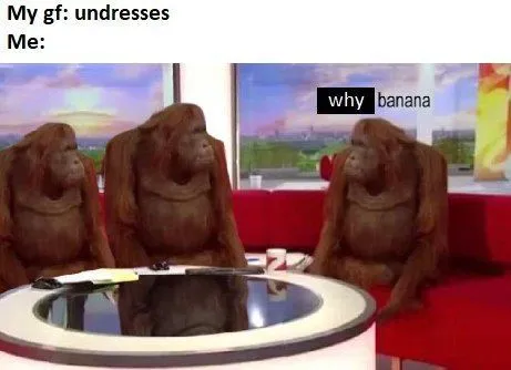 Why Banana Orangutan Reaction