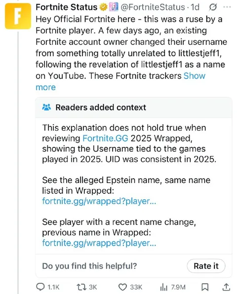 Fortnite Community Note Debunked