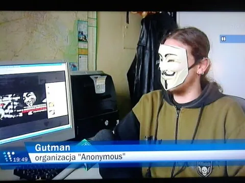Gutman w masce Anonymous