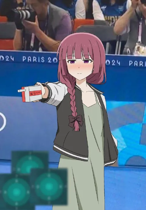 Anime Girl Offers a Box