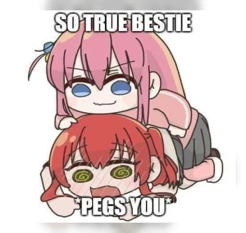 So True Bestie Pegs You