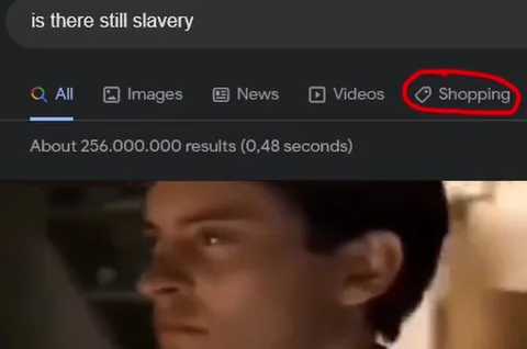 Is There Still Slavery? Shopping Results