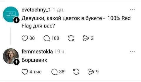 Борщевик как красный флаг