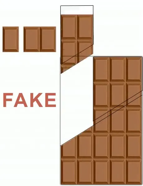 Fake Chocolate Bar Apology