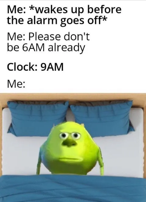 Waking Up Before the Alarm