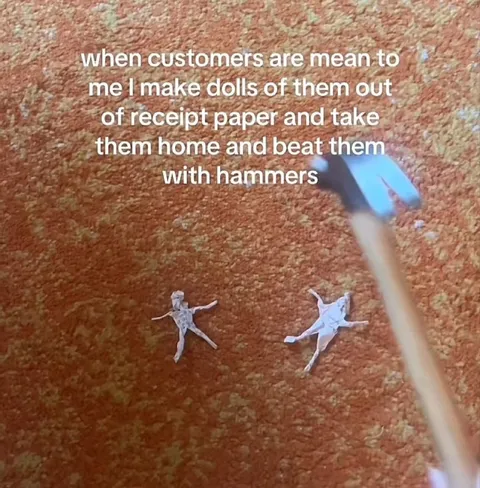 Receipt Paper Customer Dolls