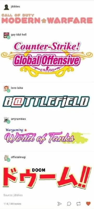Video Game Logos in One Meme