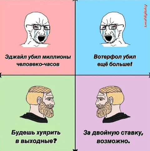 Эджайл против двойной ставки