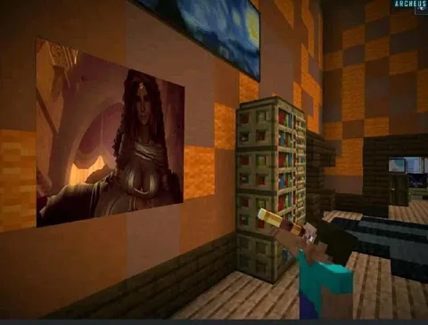Картина в Minecraft