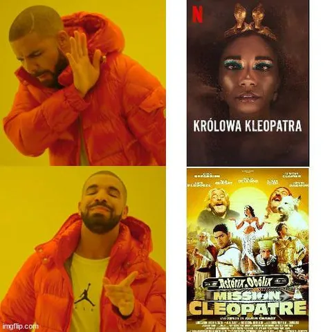 Drake выбирает Астерикса вместо Клеопатры