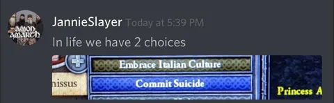 Embrace Italian Culture or Die