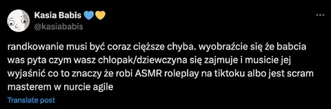 Babcia pyta o randkę