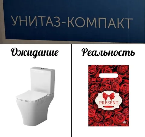 Унитаз-компакт: ожидание и реальность