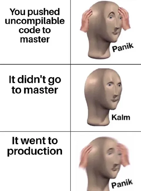 Uncompilable Code Goes to Production