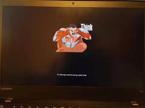 Omni-Man Think Boot Screen