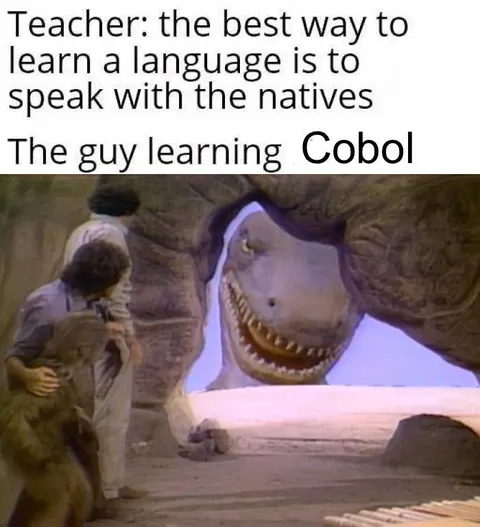 Learning COBOL from the Natives