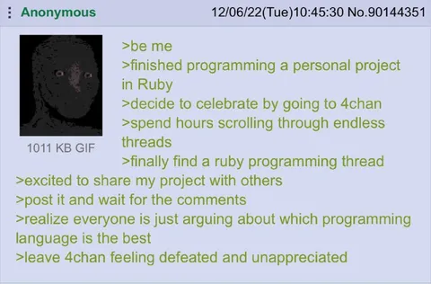 Ruby Project Meets Programming Wars