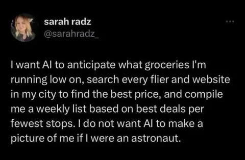 Useful AI, Not Astronaut Portraits