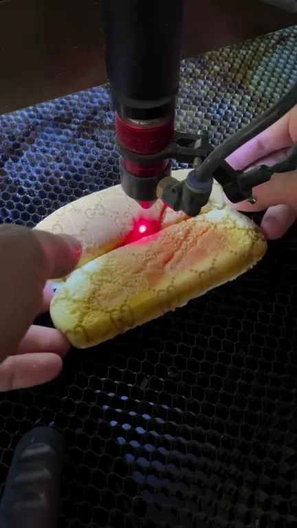 Laser-Engraved Gucci Hotdog