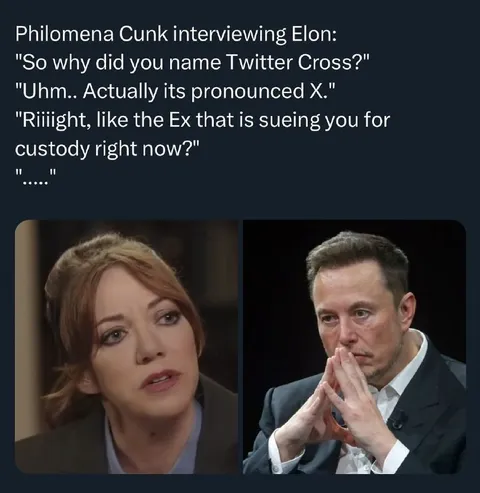 Cunk Asks Elon About Twitter X