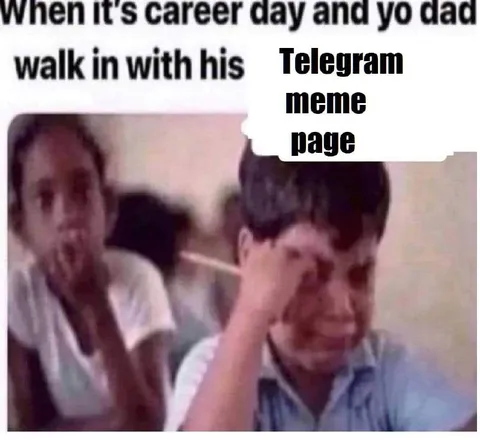 Dad Brings His Telegram Meme Page