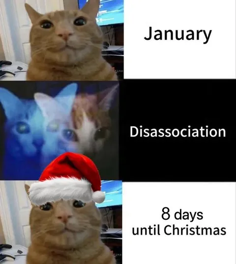 January Disassociation Christmas Countdown